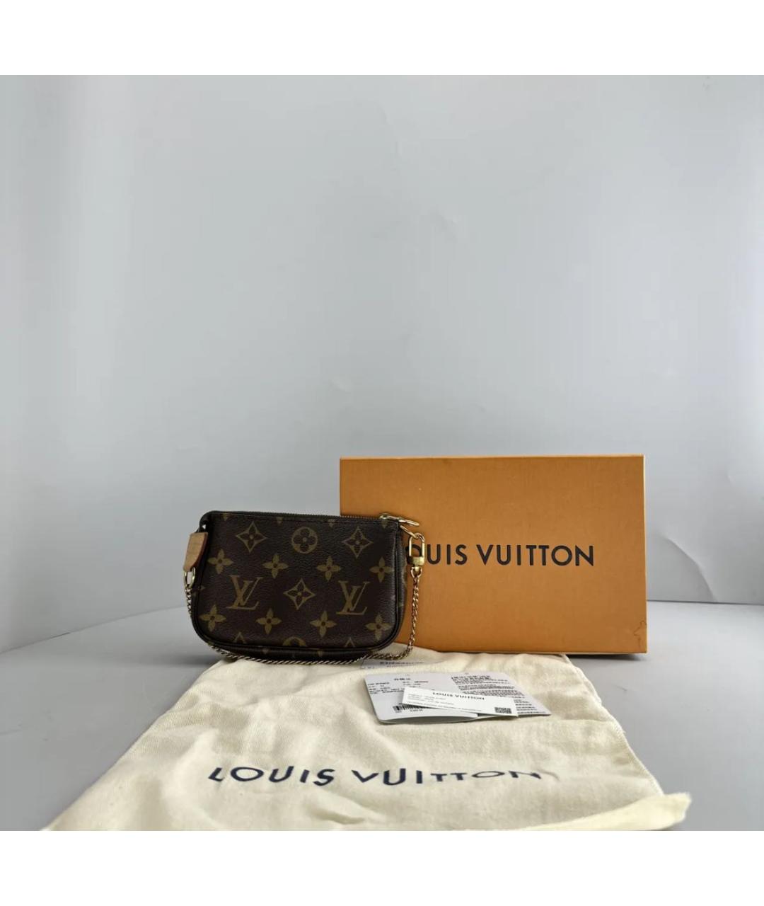 LOUIS VUITTON Коричневая сумка с короткими ручками, фото 2