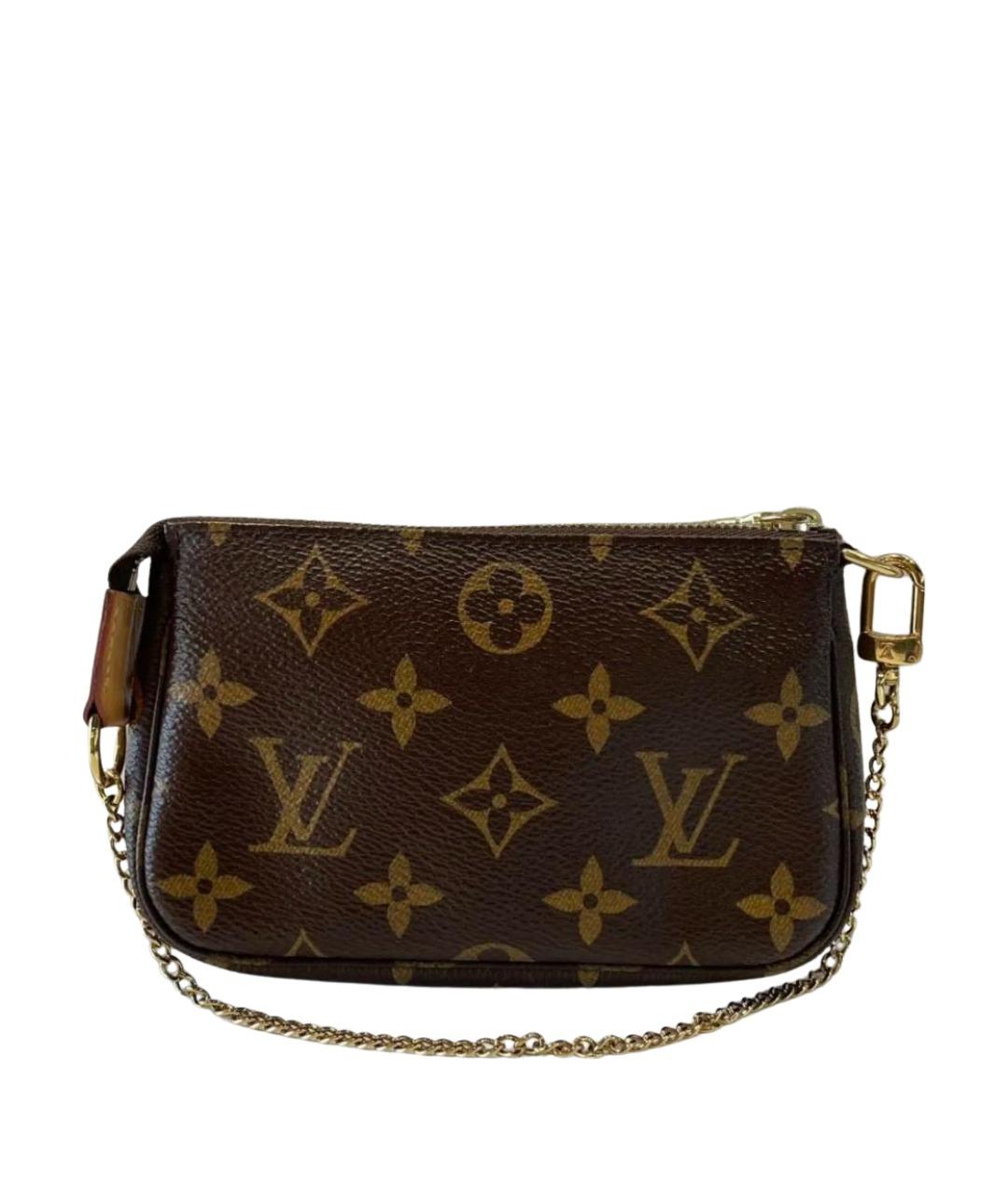 LOUIS VUITTON Коричневая сумка с короткими ручками, фото 1