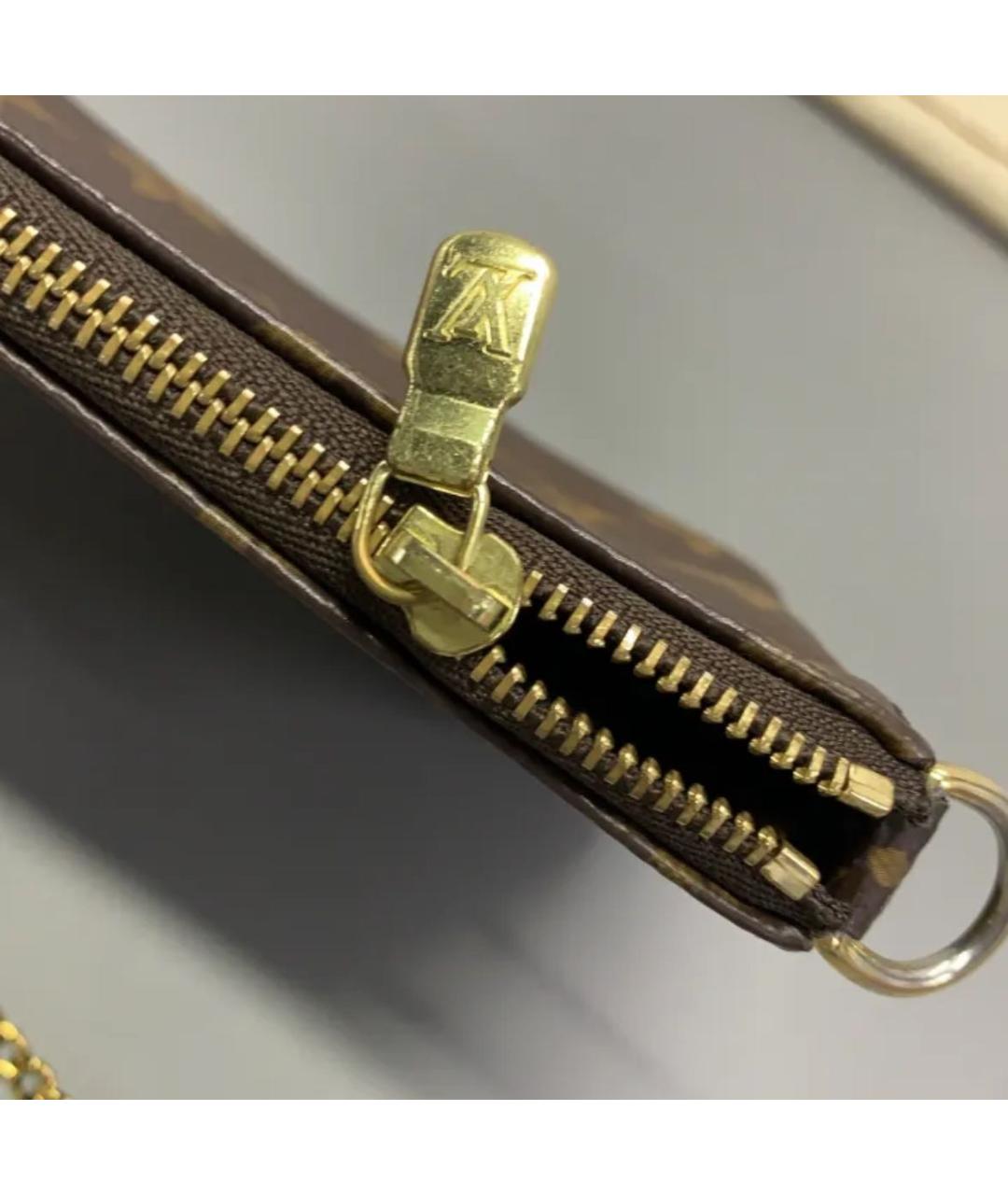 LOUIS VUITTON Коричневая сумка с короткими ручками, фото 5