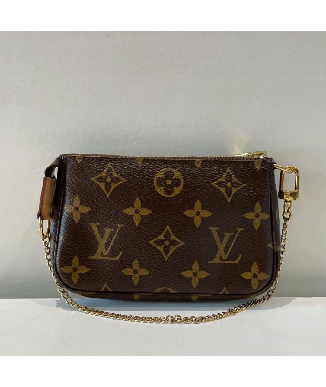 LOUIS VUITTON Коричневая сумка с короткими ручками, фото 7