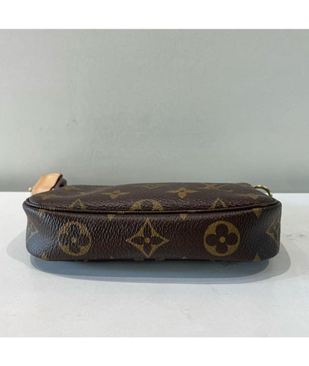 LOUIS VUITTON Коричневая сумка с короткими ручками, фото 4