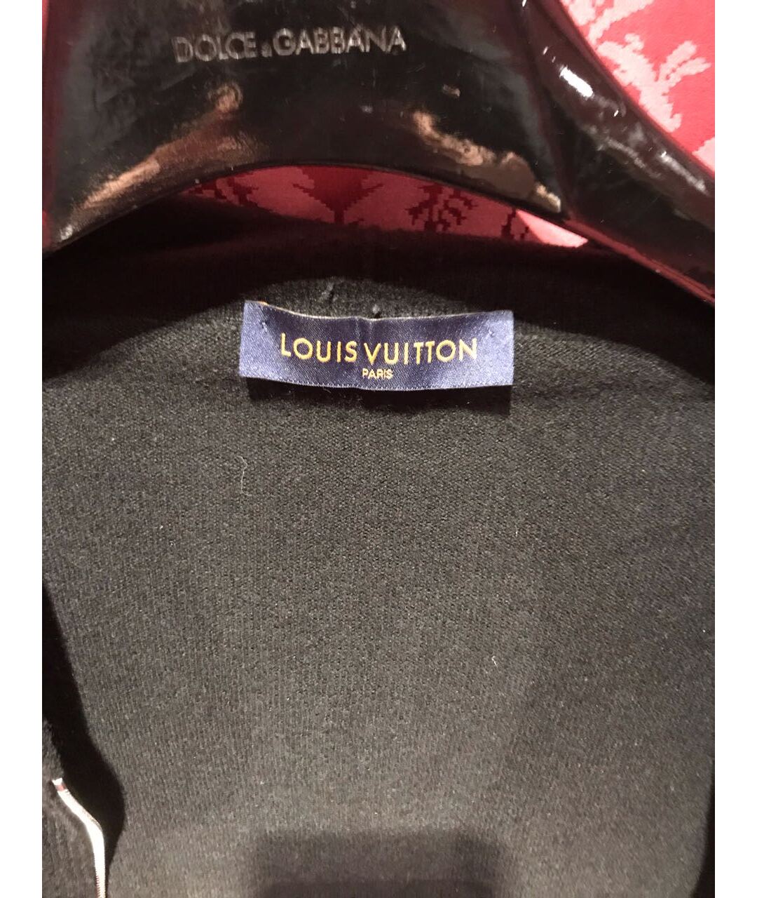 LOUIS VUITTON PRE-OWNED Черный шерстяной кардиган, фото 4
