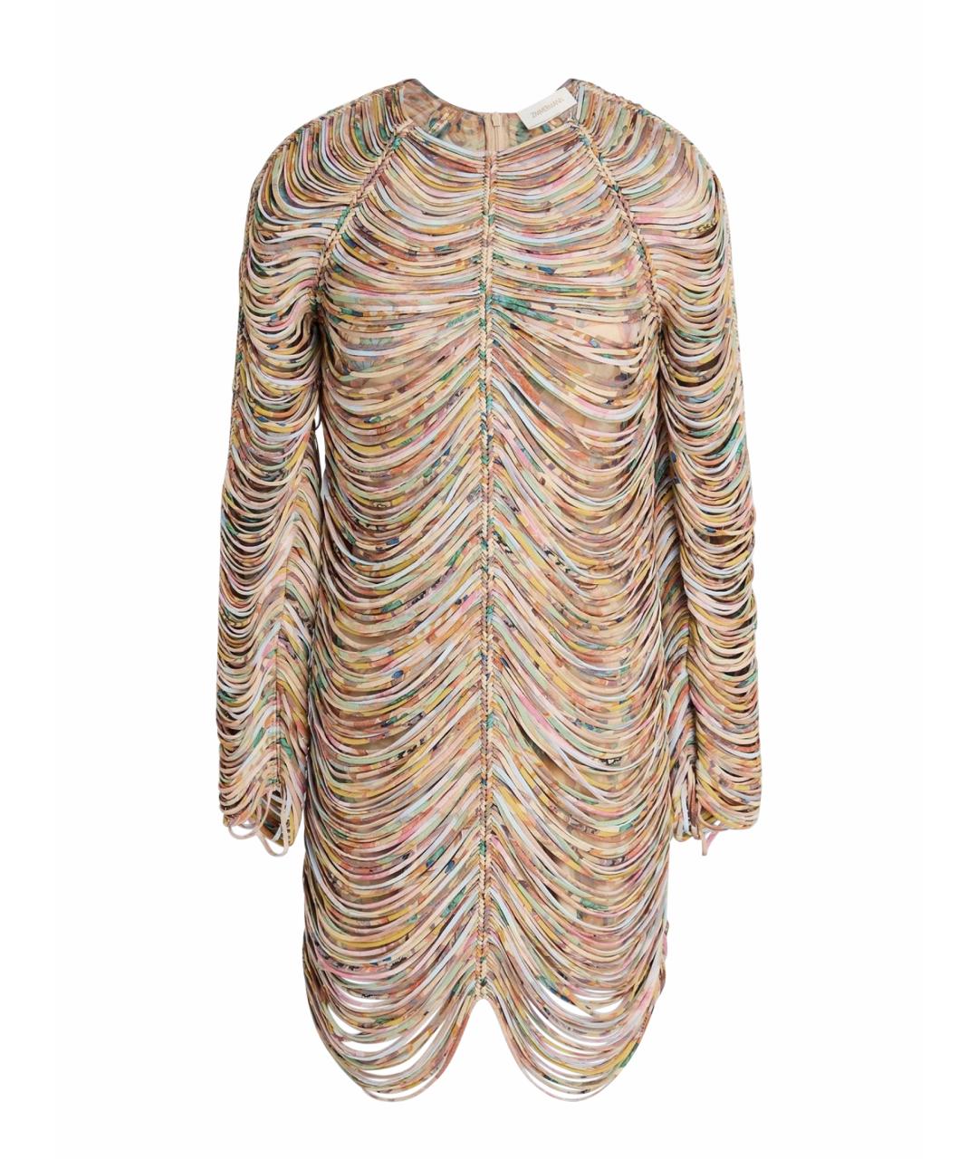 ZIMMERMANN Мульти вискозное коктейльное платье, фото 1