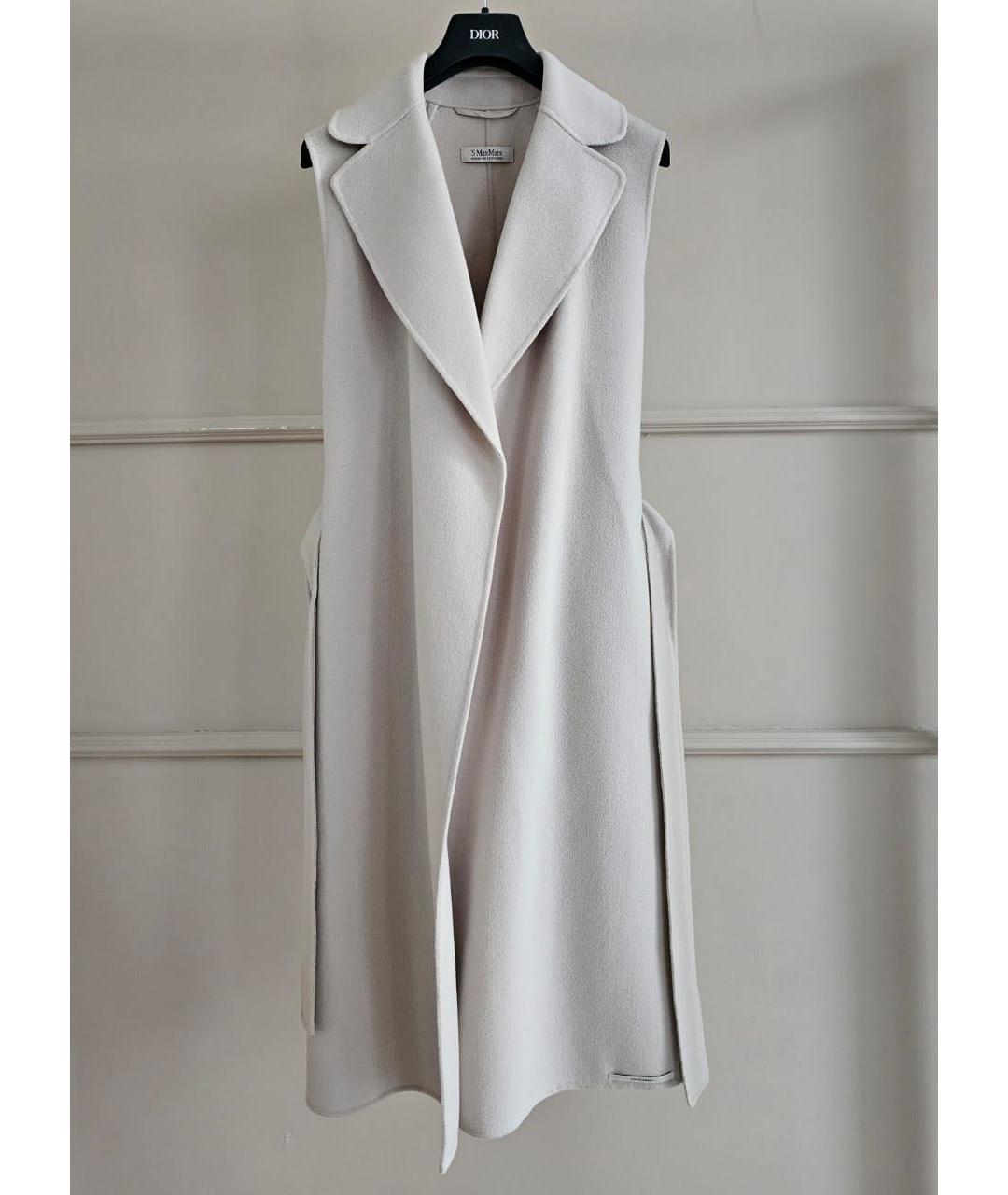 MAX MARA Бежевый жилет, фото 9
