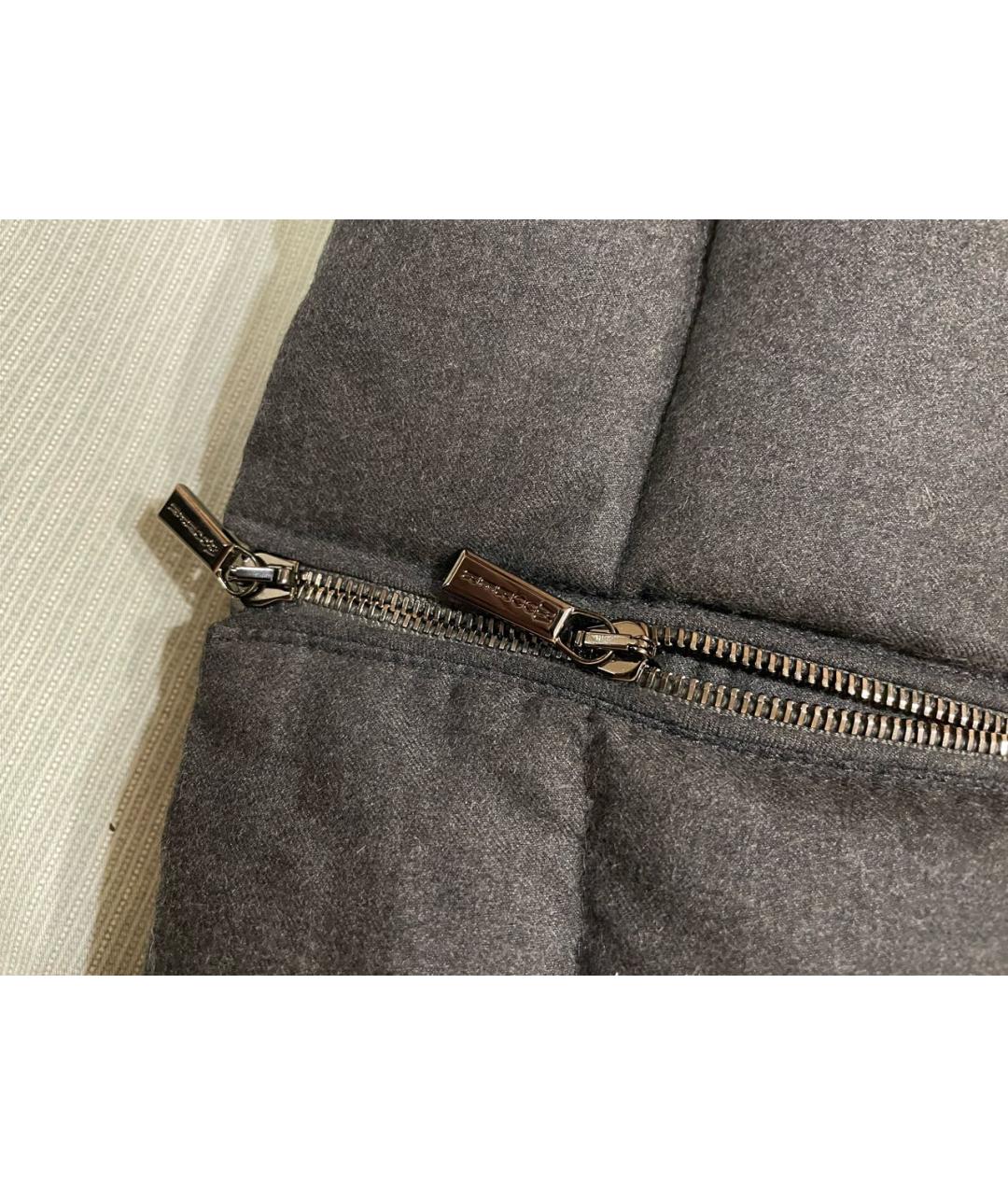 MOORER Серый шерстяной жилет, фото 4