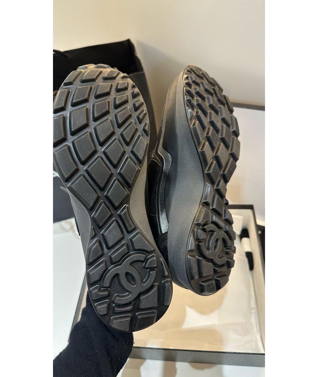 CHANEL Черные кеды, фото 3