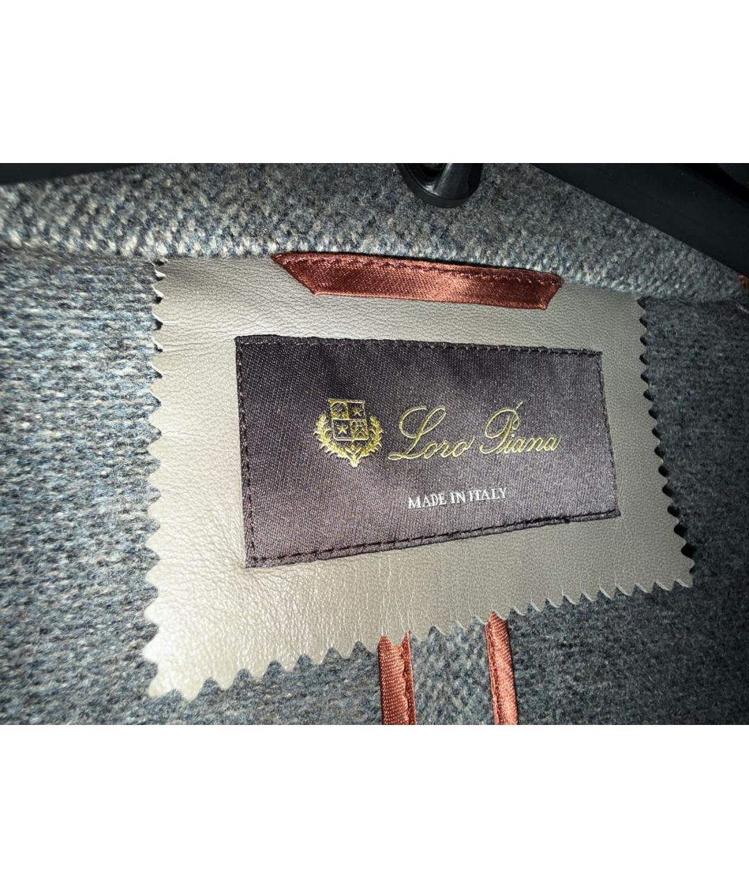 LORO PIANA Серая кашемировая куртка, фото 4