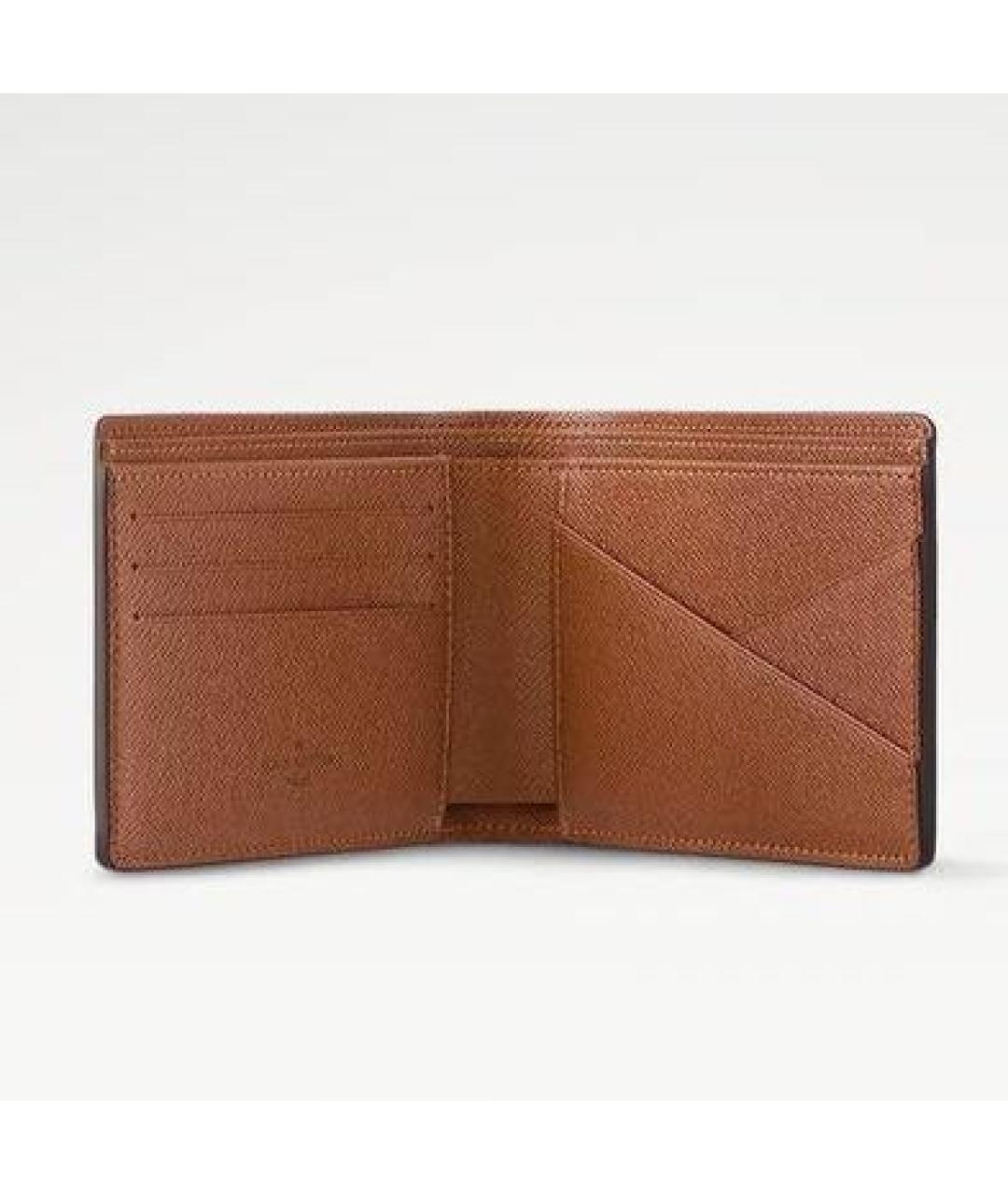 LOUIS VUITTON Коричневый кошелек, фото 2