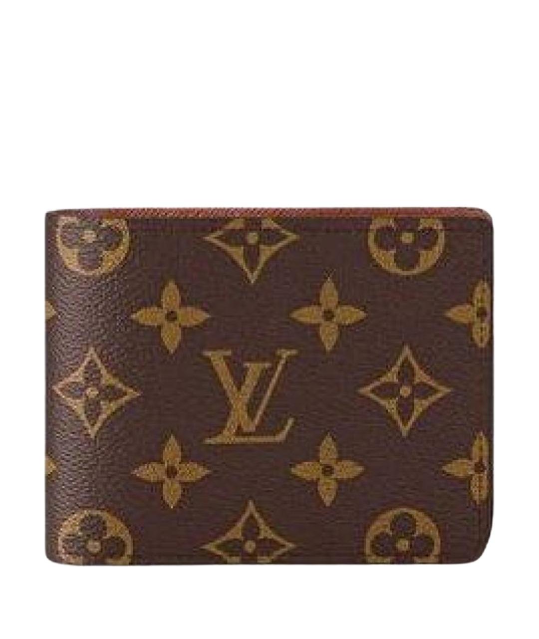 LOUIS VUITTON Коричневый кошелек, фото 1