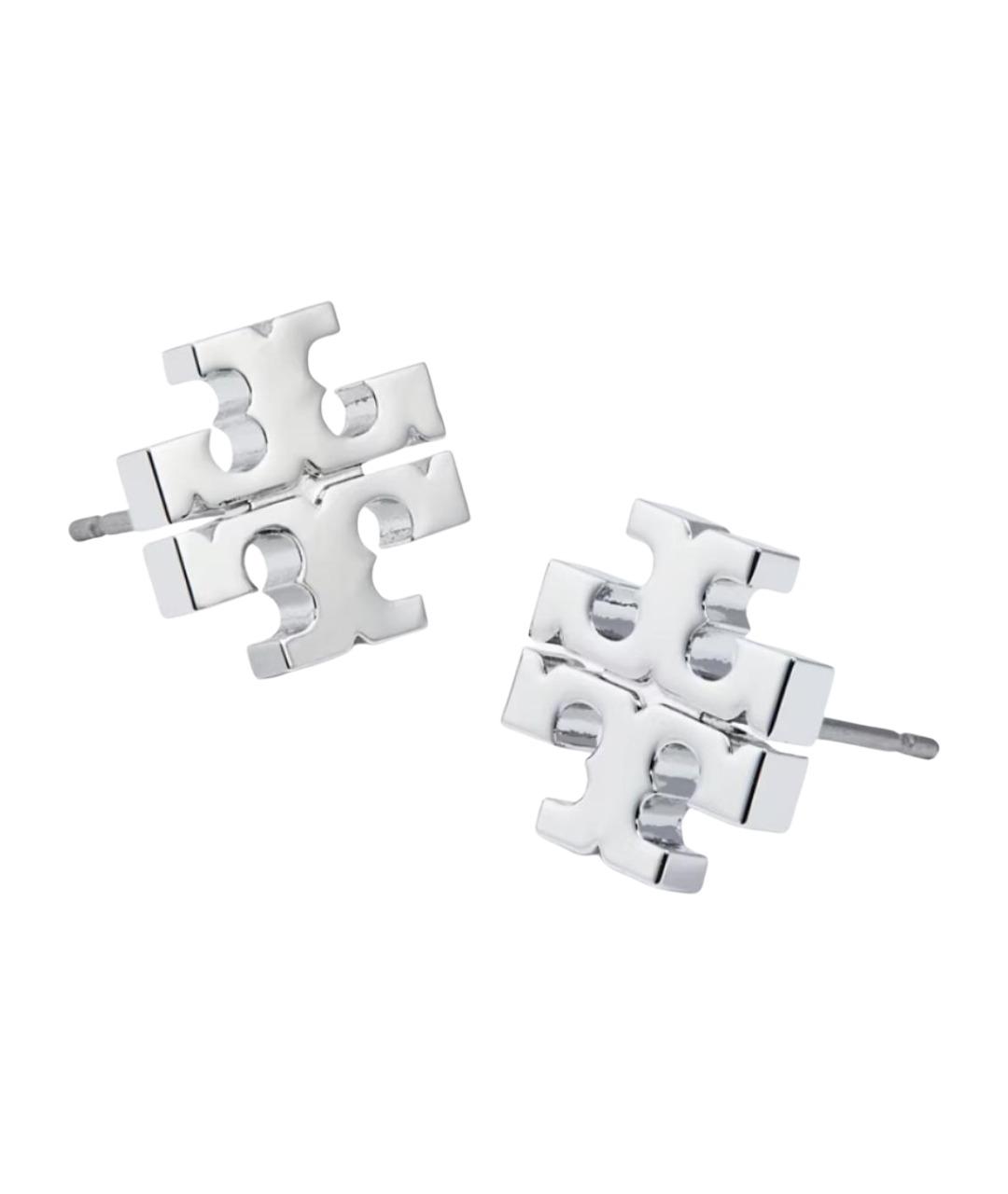 TORY BURCH Серебряные латунные серьги, фото 1