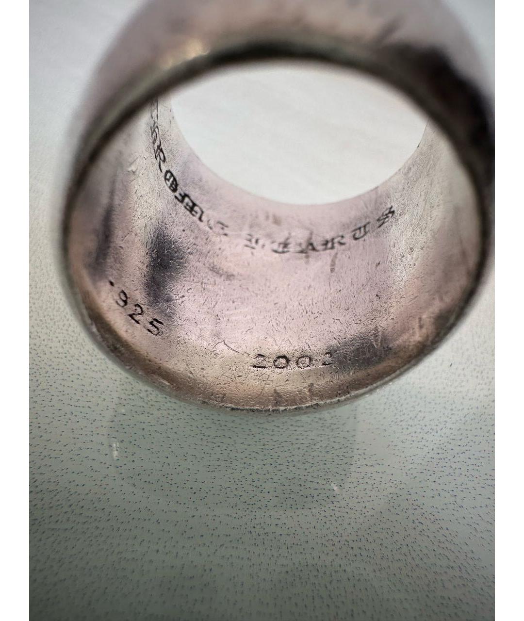 CHROME HEARTS Серебряное серебряное кольцо, фото 7