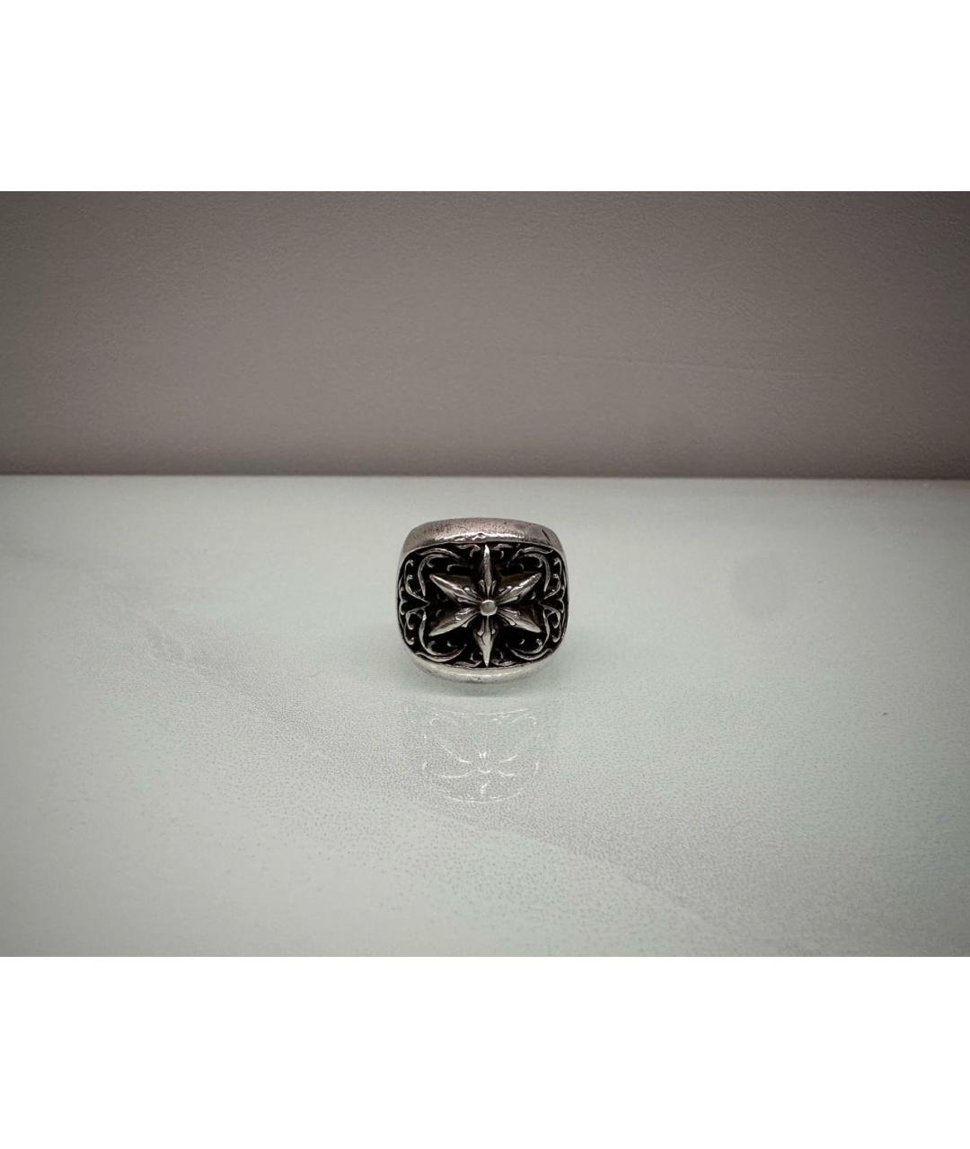 CHROME HEARTS Серебряное серебряное кольцо, фото 9
