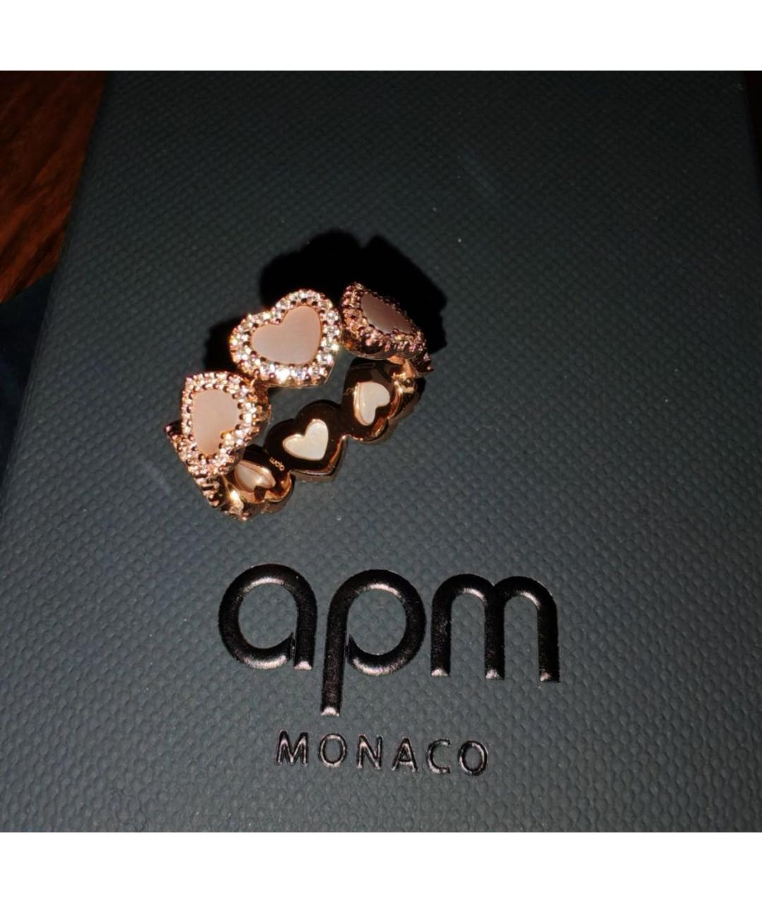 APM Monaco Розовое металлическое кольцо, фото 4