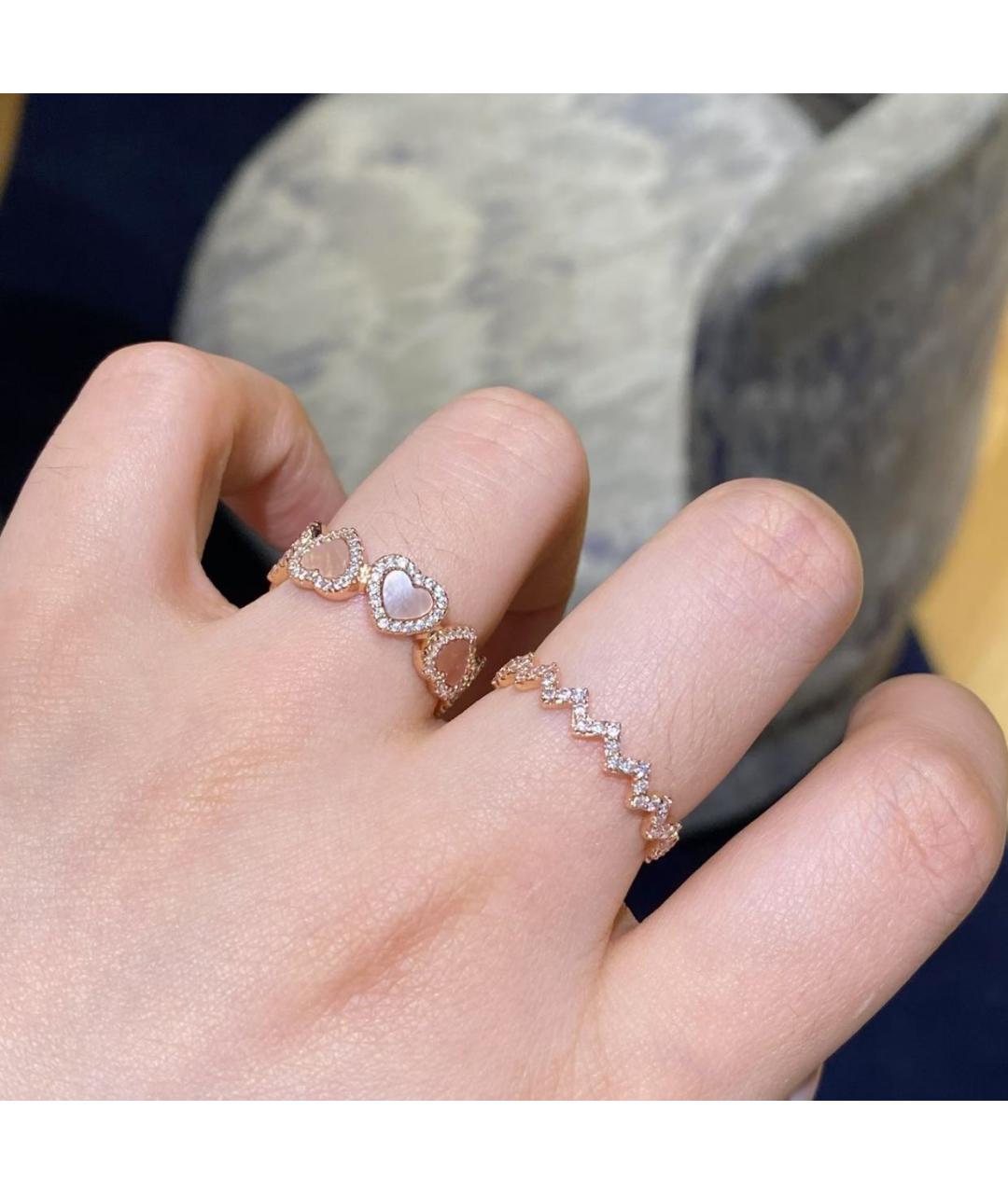 APM Monaco Розовое металлическое кольцо, фото 3