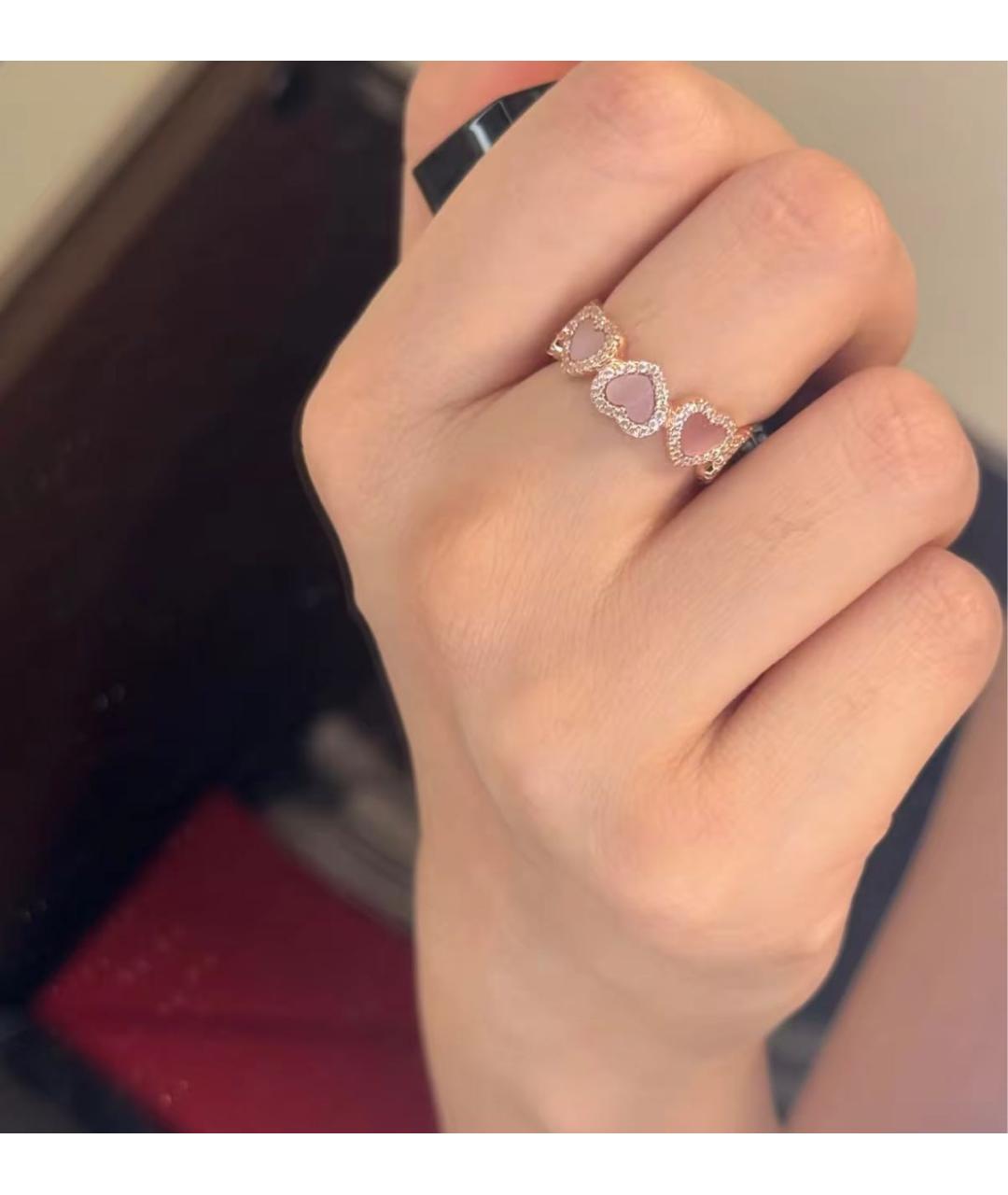 APM Monaco Розовое металлическое кольцо, фото 2