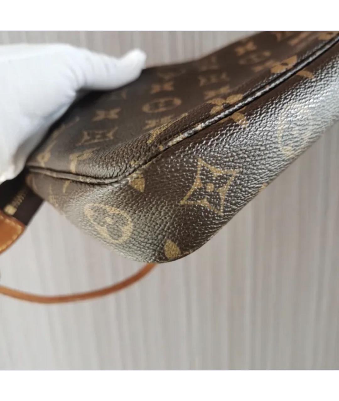 LOUIS VUITTON Коричневая сумка с короткими ручками, фото 5