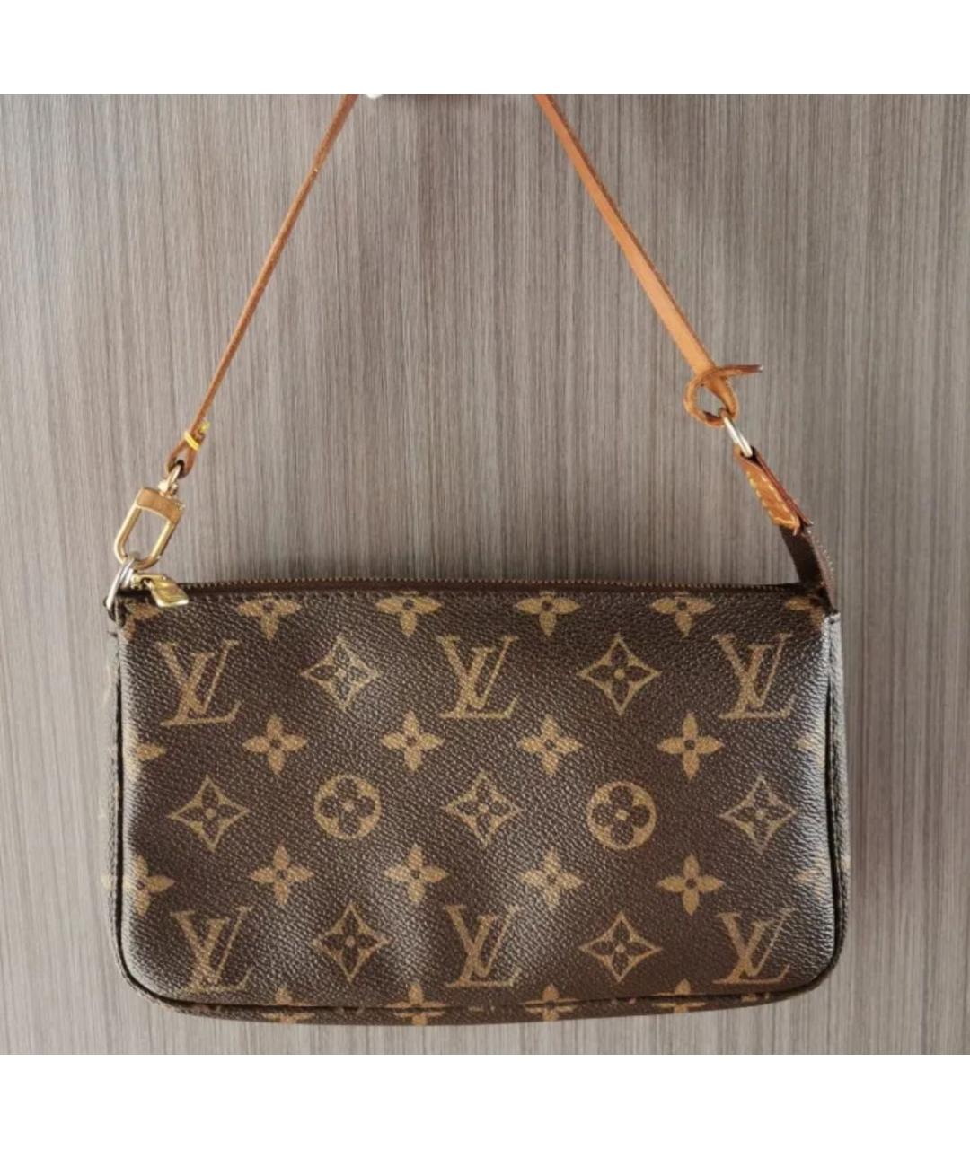 LOUIS VUITTON Коричневая сумка с короткими ручками, фото 2