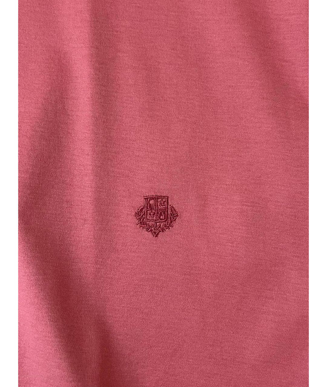 LORO PIANA Коралловая замшевая футболка, фото 4