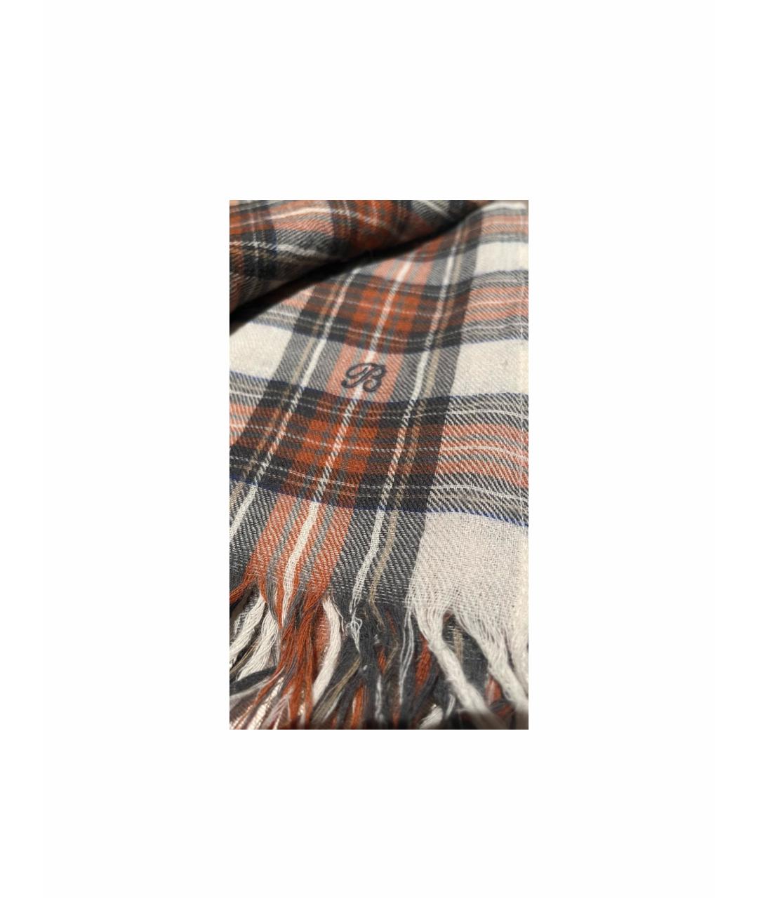 BONPOINT Коричневый кашемировый шарф, фото 1