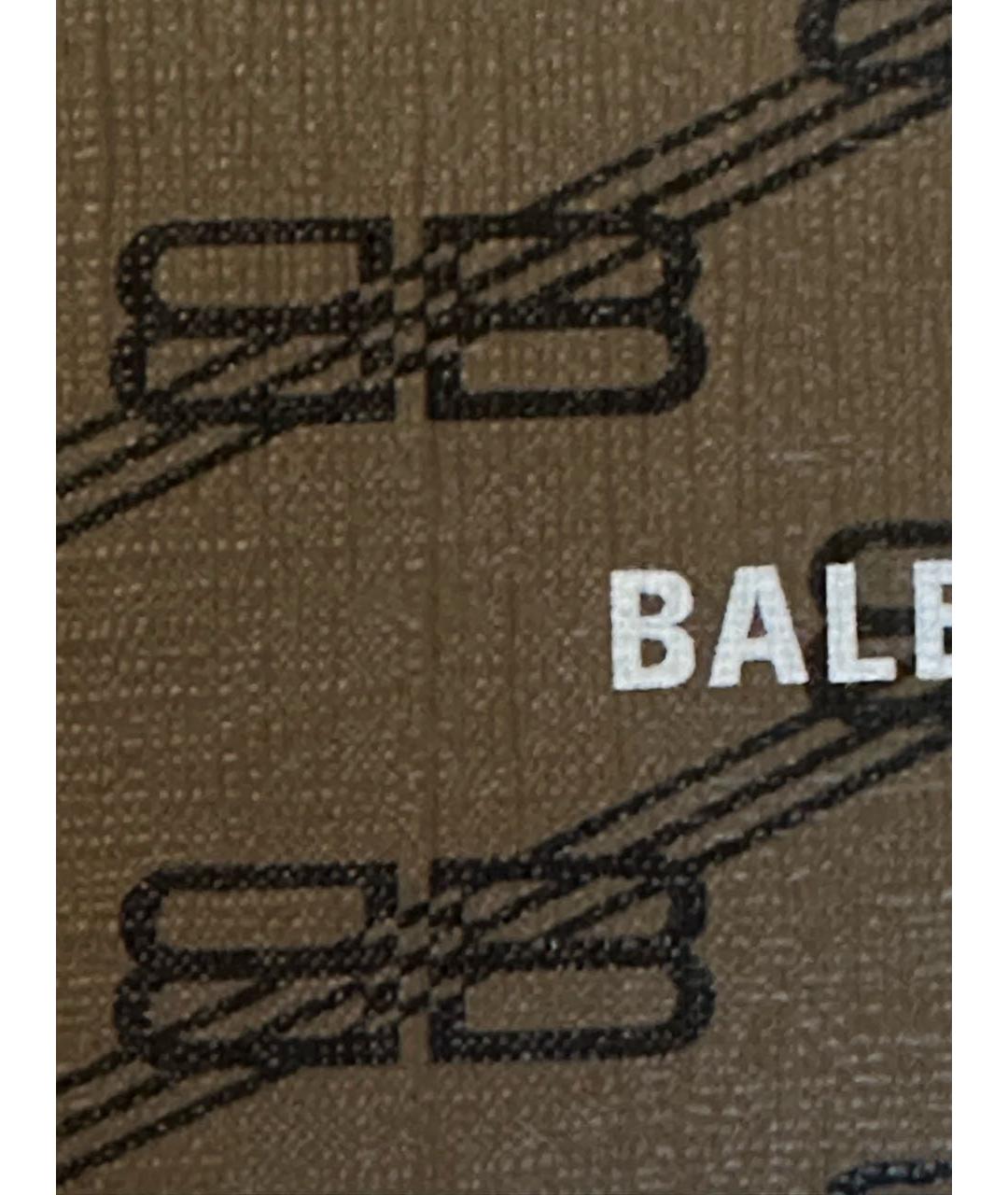 BALENCIAGA Бежевый кожаный кардхолдер, фото 6