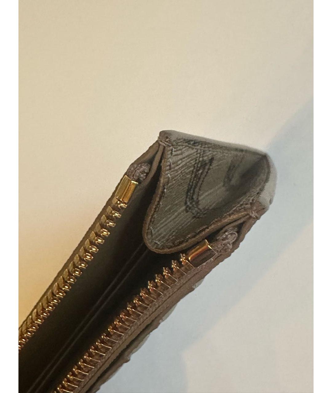 BALENCIAGA Бежевый кожаный кардхолдер, фото 5