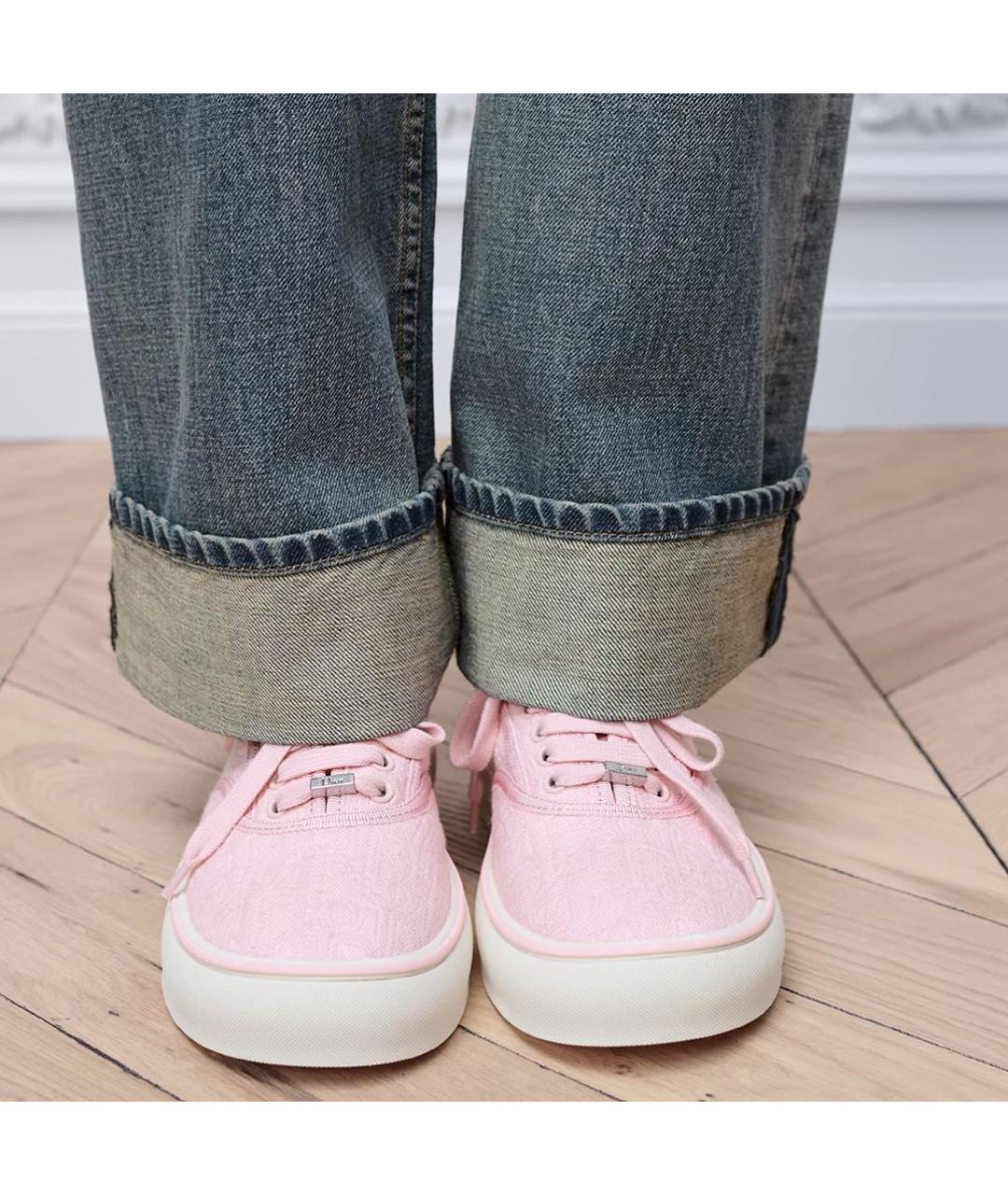 CHRISTIAN DIOR Розовые кеды, фото 2