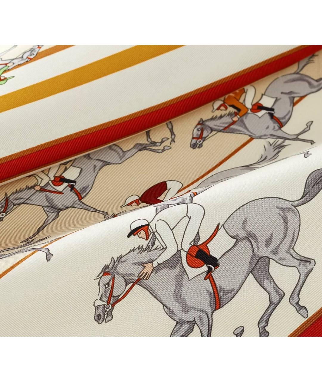 HERMES Мульти шелковый платок, фото 2