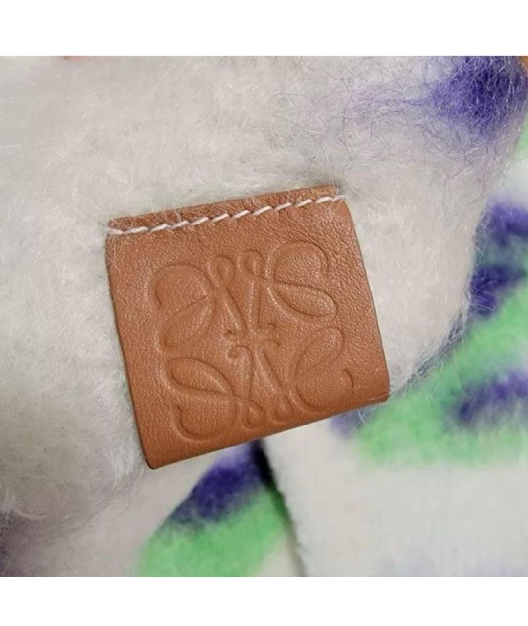 JACQUEMUS Белый шерстяной шарф, фото 4