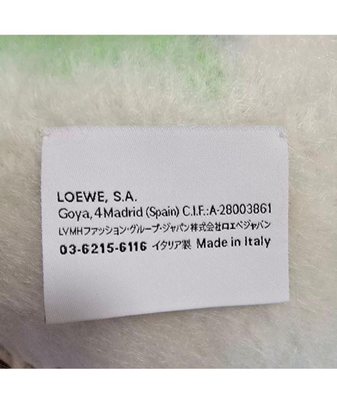 JACQUEMUS Белый шерстяной шарф, фото 5