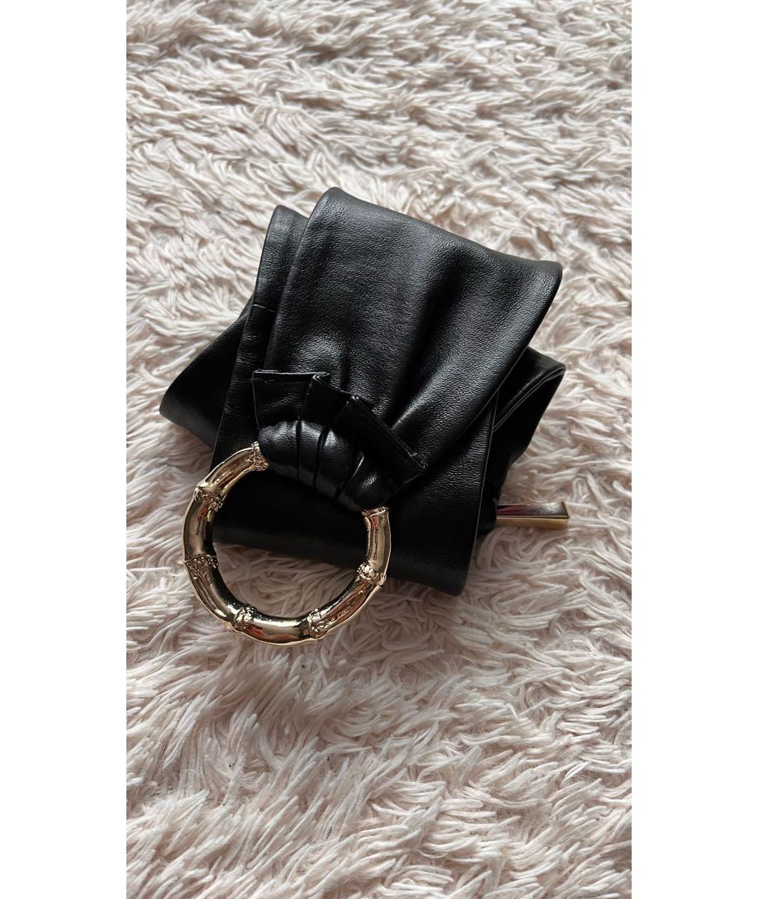 GUCCI Черный кожаный ремень, фото 2