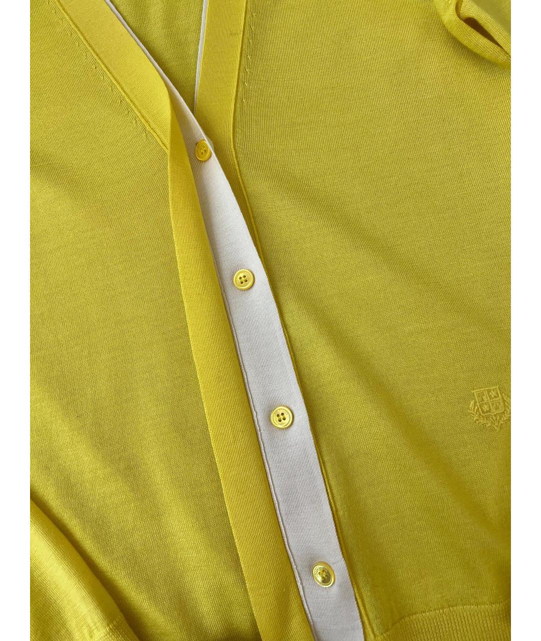 LORO PIANA Желтый кардиган, фото 6