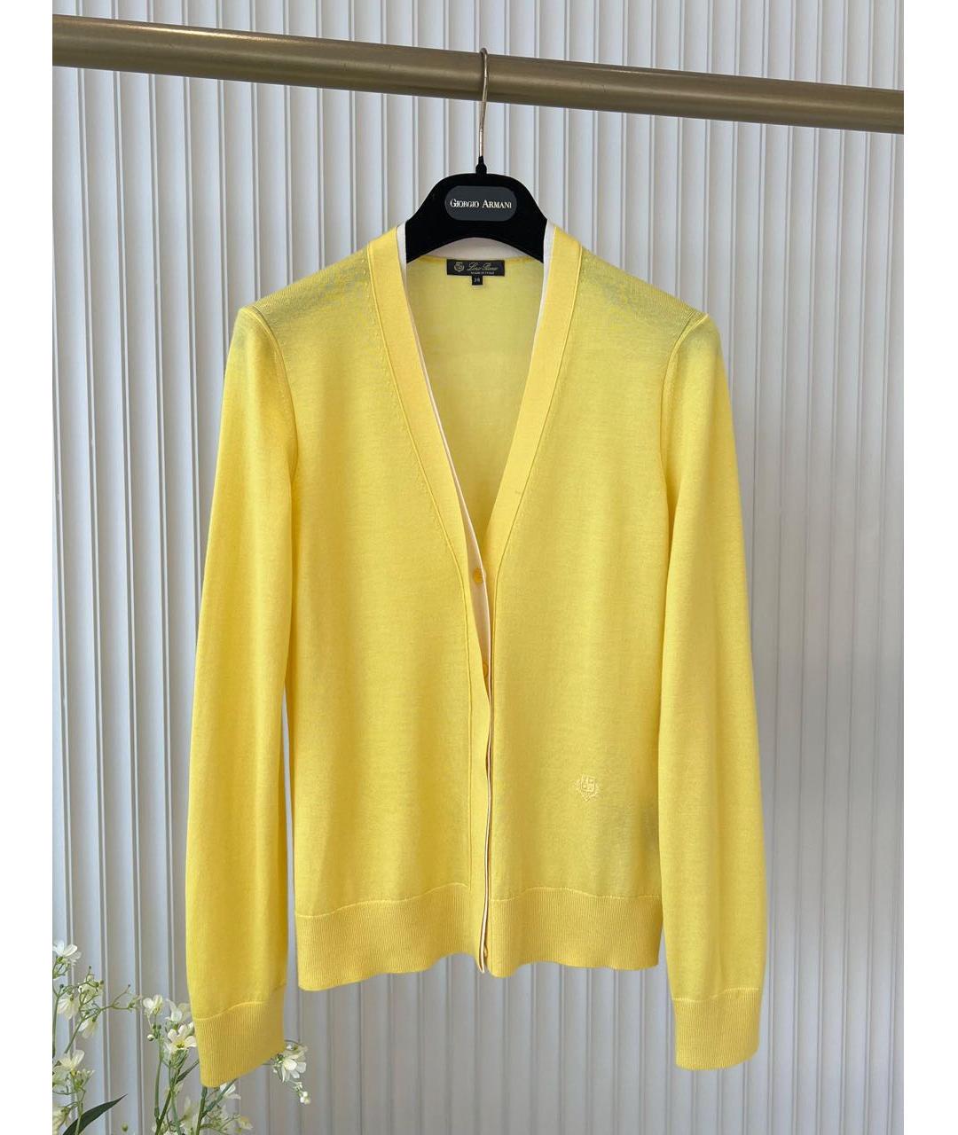 LORO PIANA Желтый кардиган, фото 9