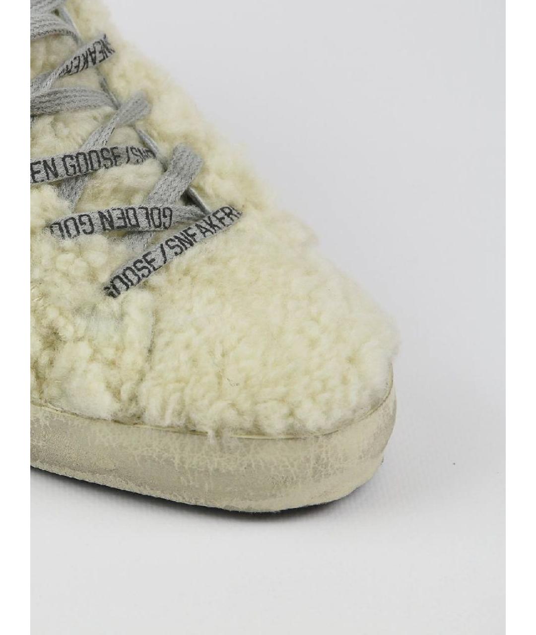 GOLDEN GOOSE DELUXE BRAND Бежевые мюли, фото 8