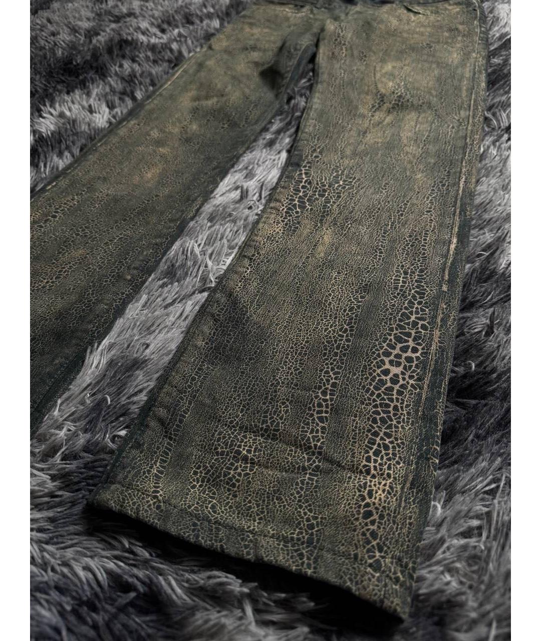 CHRISTIAN DIOR Мульти хлопковые прямые джинсы, фото 5