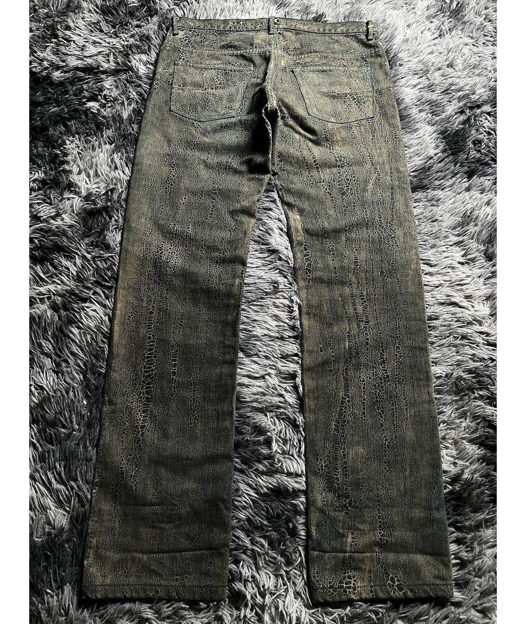 CHRISTIAN DIOR Мульти хлопковые прямые джинсы, фото 2