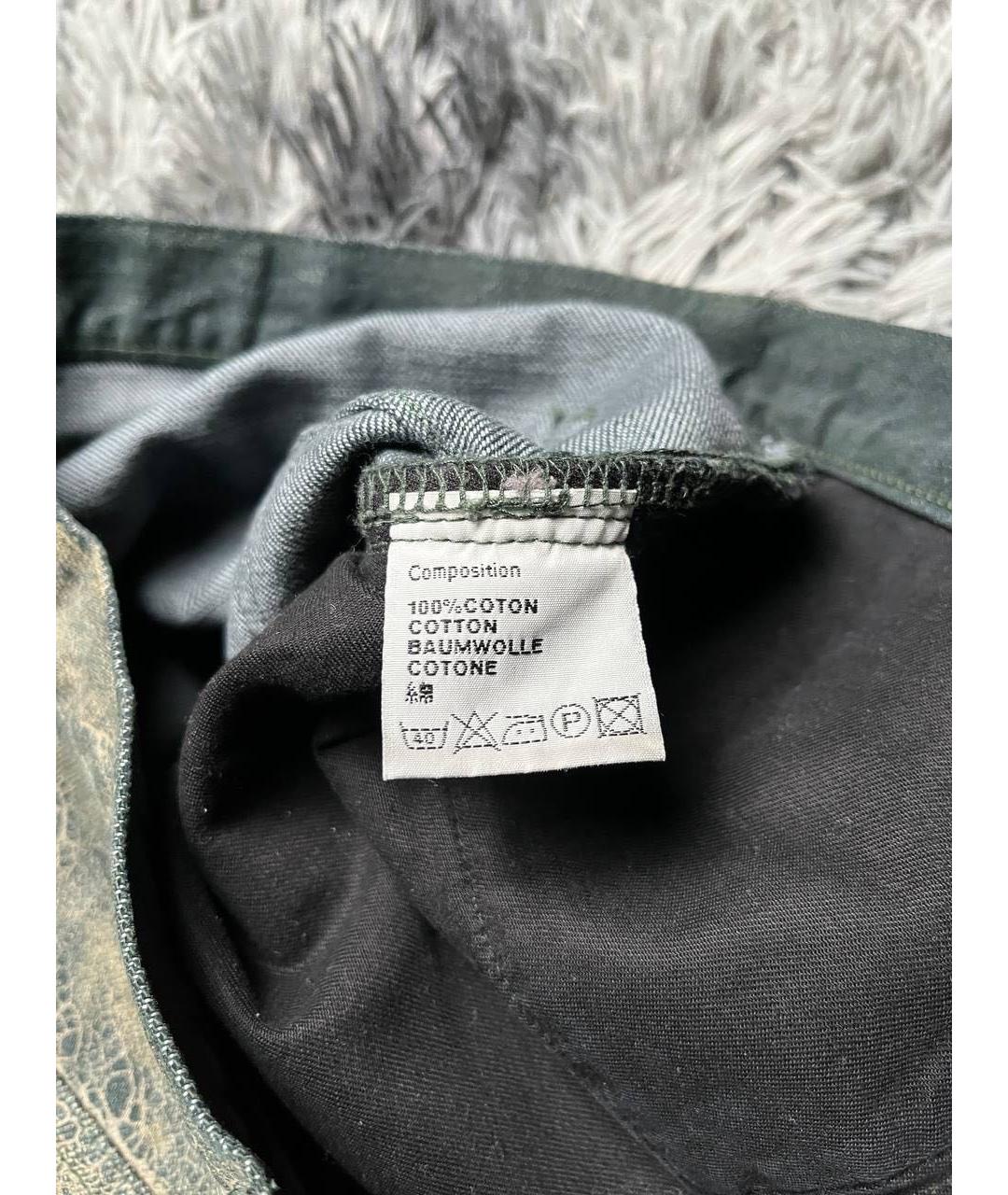 CHRISTIAN DIOR Мульти хлопковые прямые джинсы, фото 8