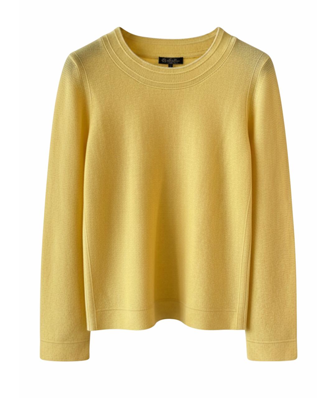 LORO PIANA Желтый джемпер / свитер, фото 1