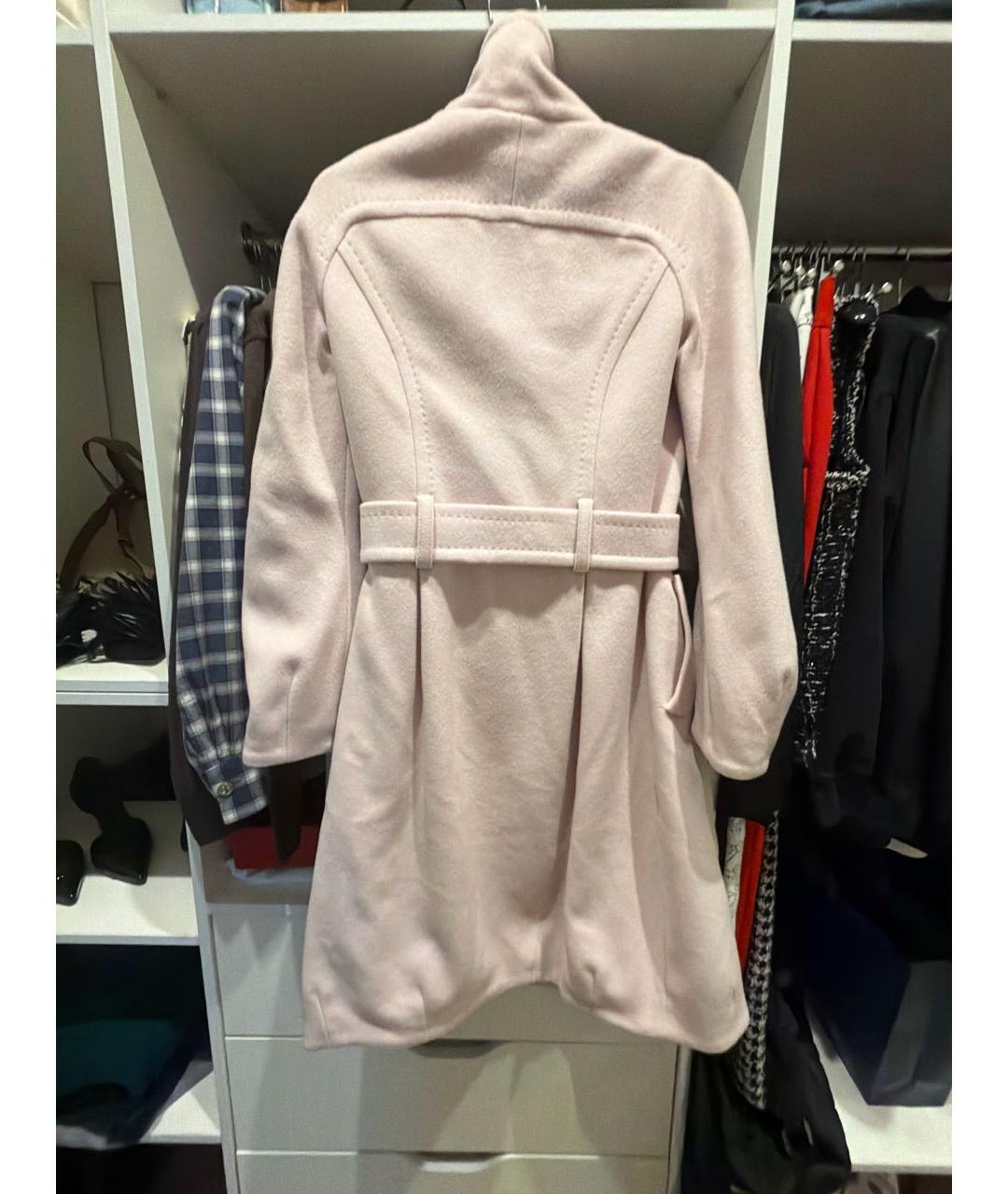 UNGARO Розовое кашемировое пальто, фото 6