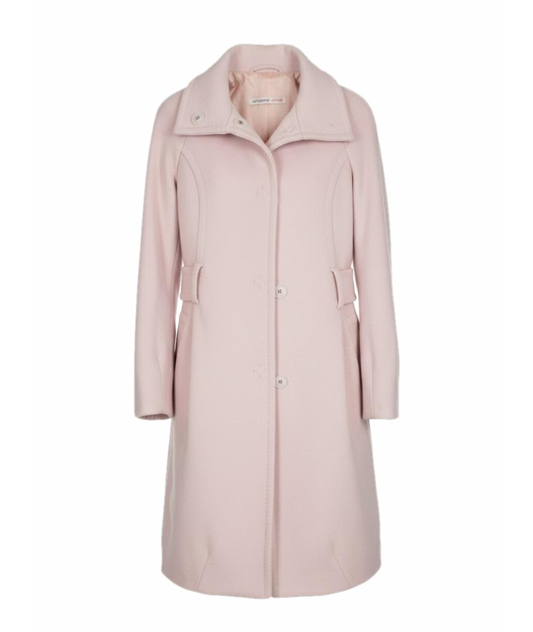UNGARO Розовое кашемировое пальто, фото 1