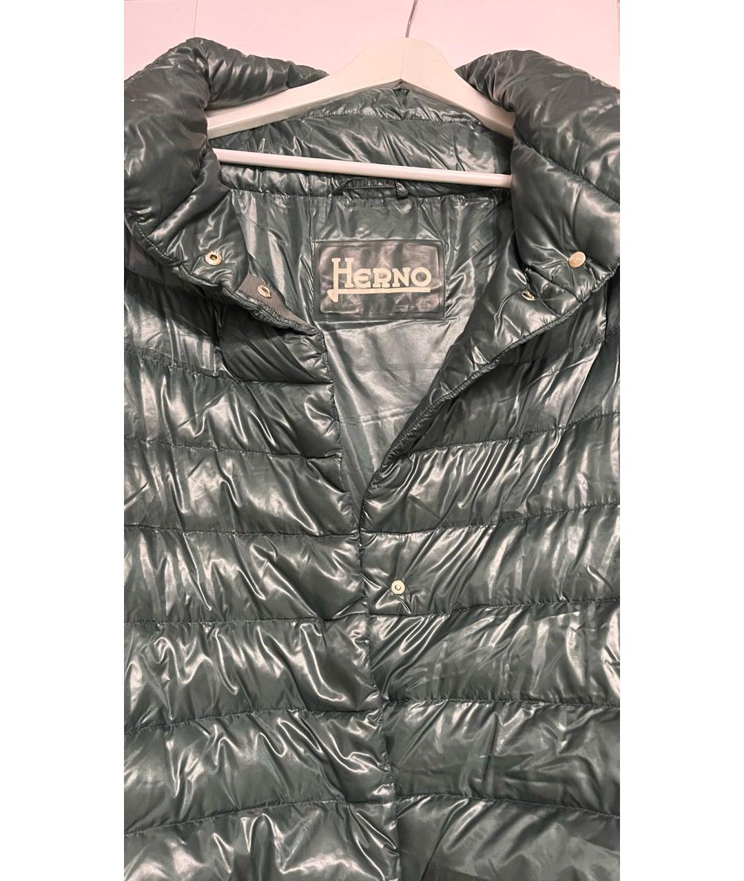 HERNO Зеленая куртка, фото 3