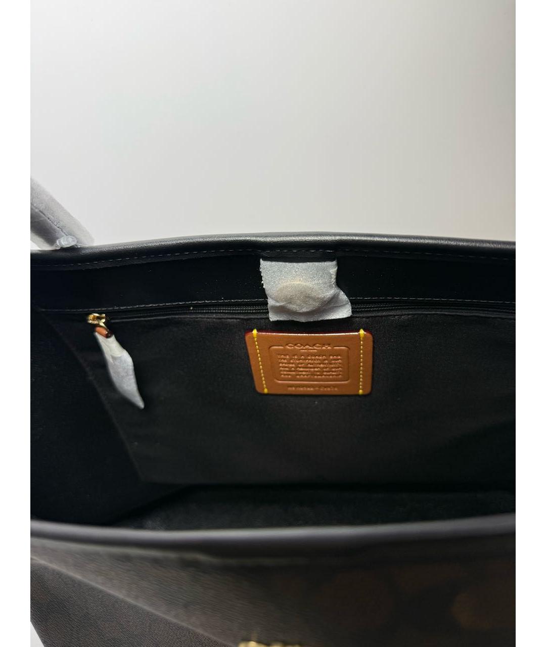 COACH Коричневая сумка тоут, фото 4