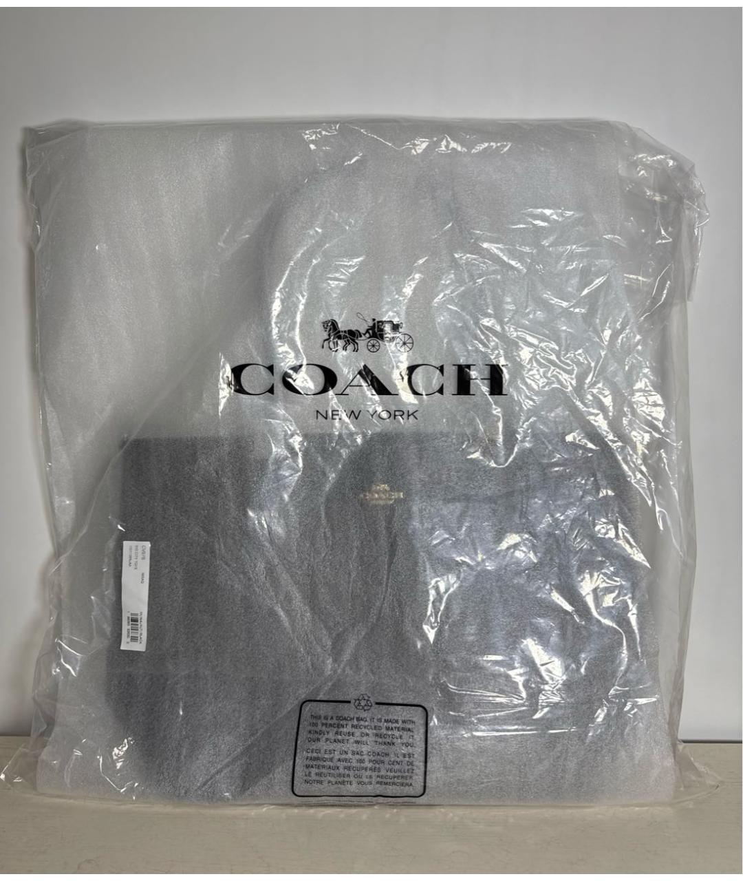 COACH Коричневая сумка тоут, фото 8