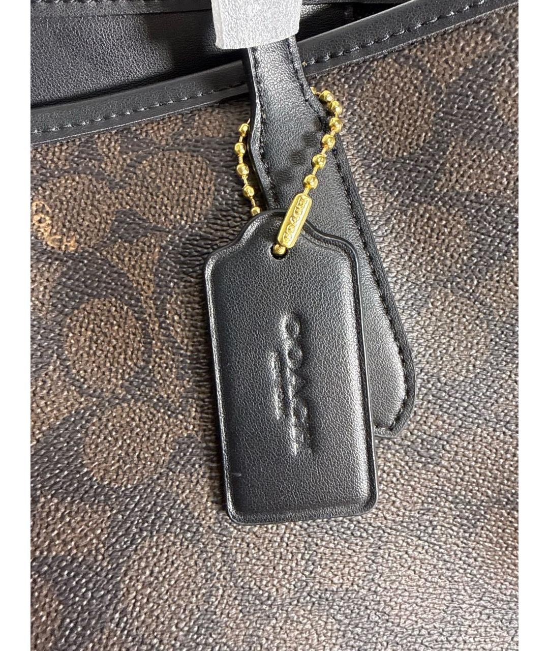 COACH Коричневая сумка тоут, фото 6