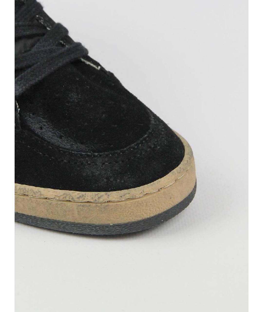 GOLDEN GOOSE DELUXE BRAND Черные замшевые кеды, фото 5