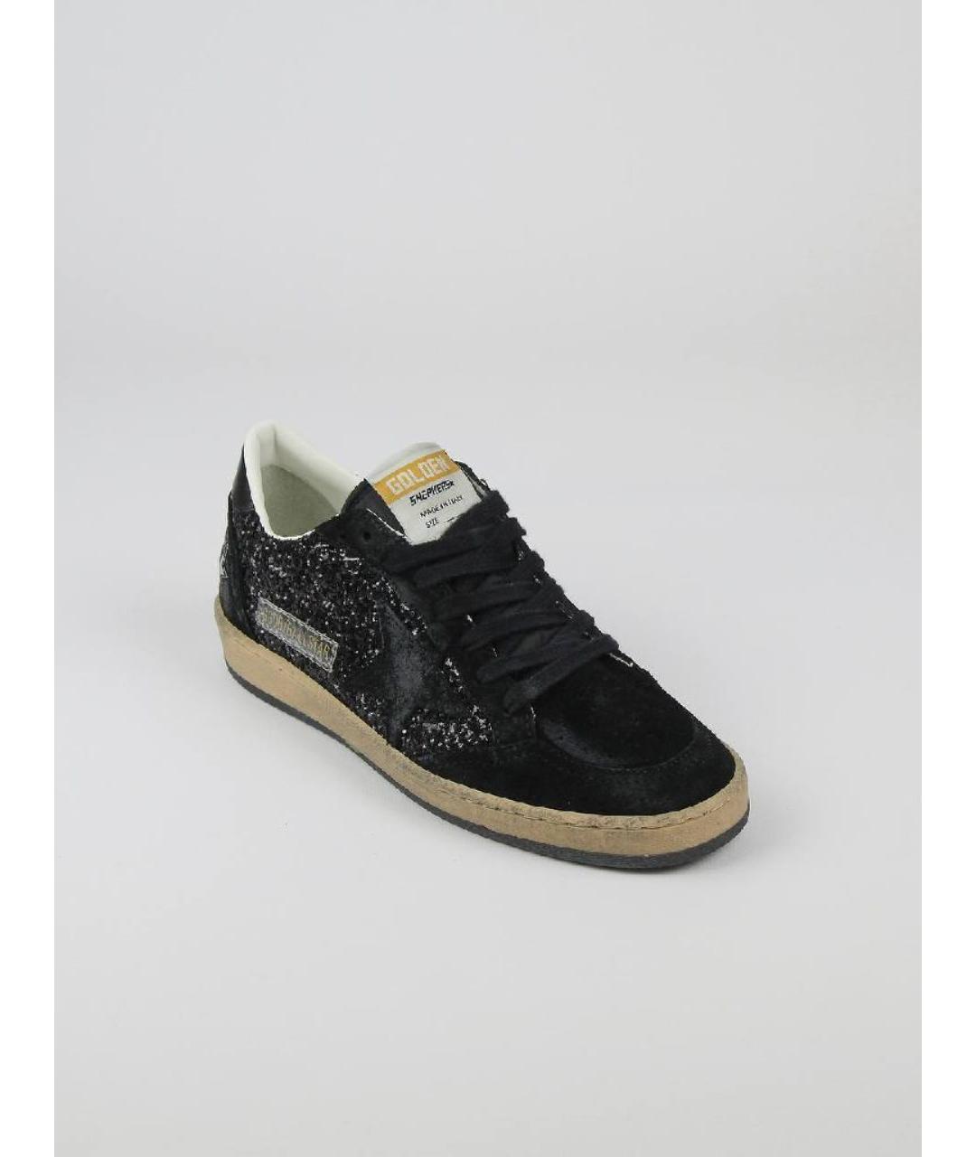 GOLDEN GOOSE DELUXE BRAND Черные замшевые кеды, фото 7