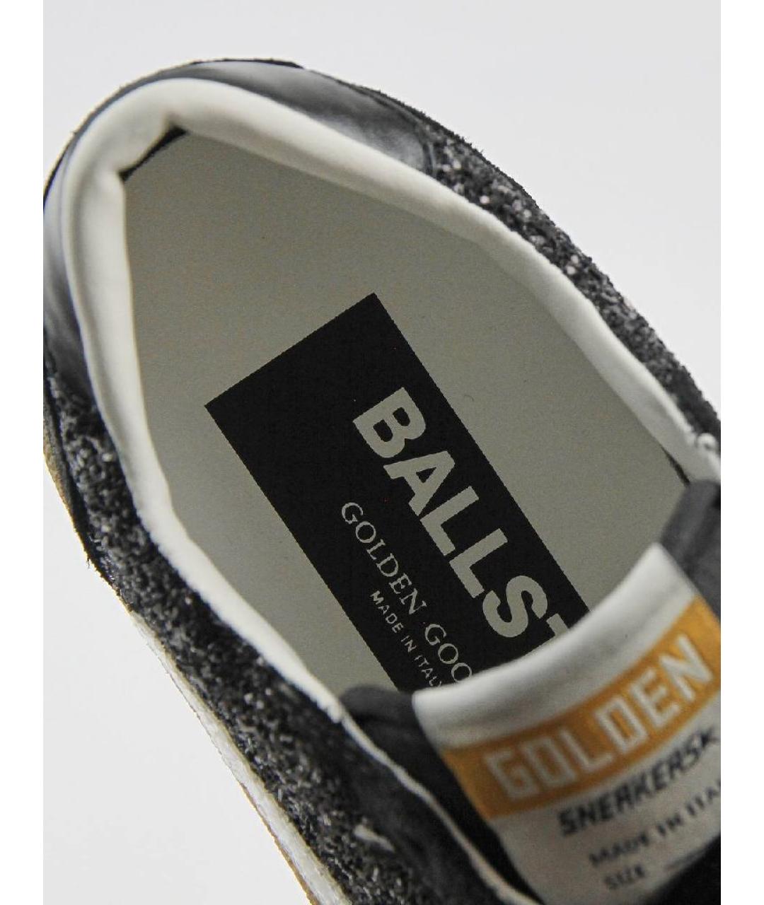 GOLDEN GOOSE DELUXE BRAND Черные замшевые кеды, фото 6