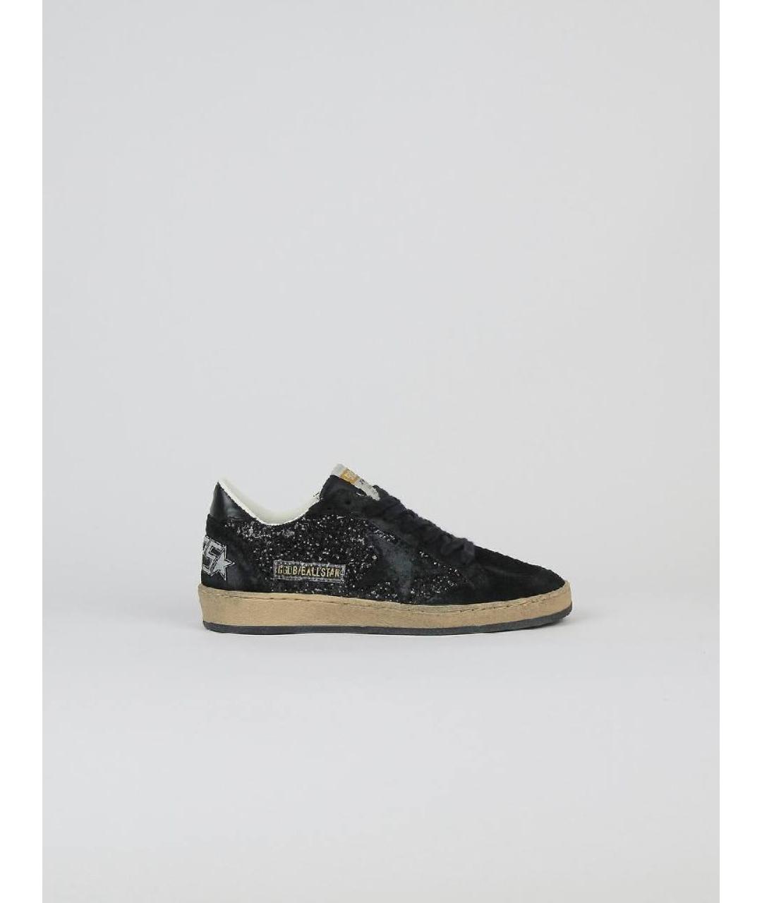 GOLDEN GOOSE DELUXE BRAND Черные замшевые кеды, фото 10