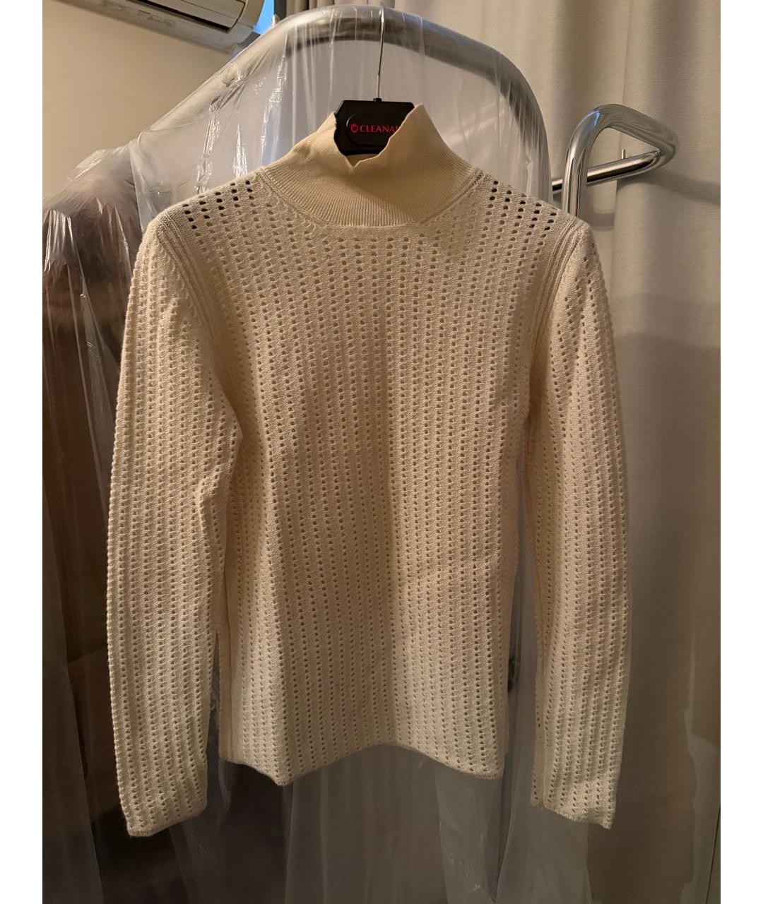 CHLOE Бежевая шерстяная водолазка, фото 4