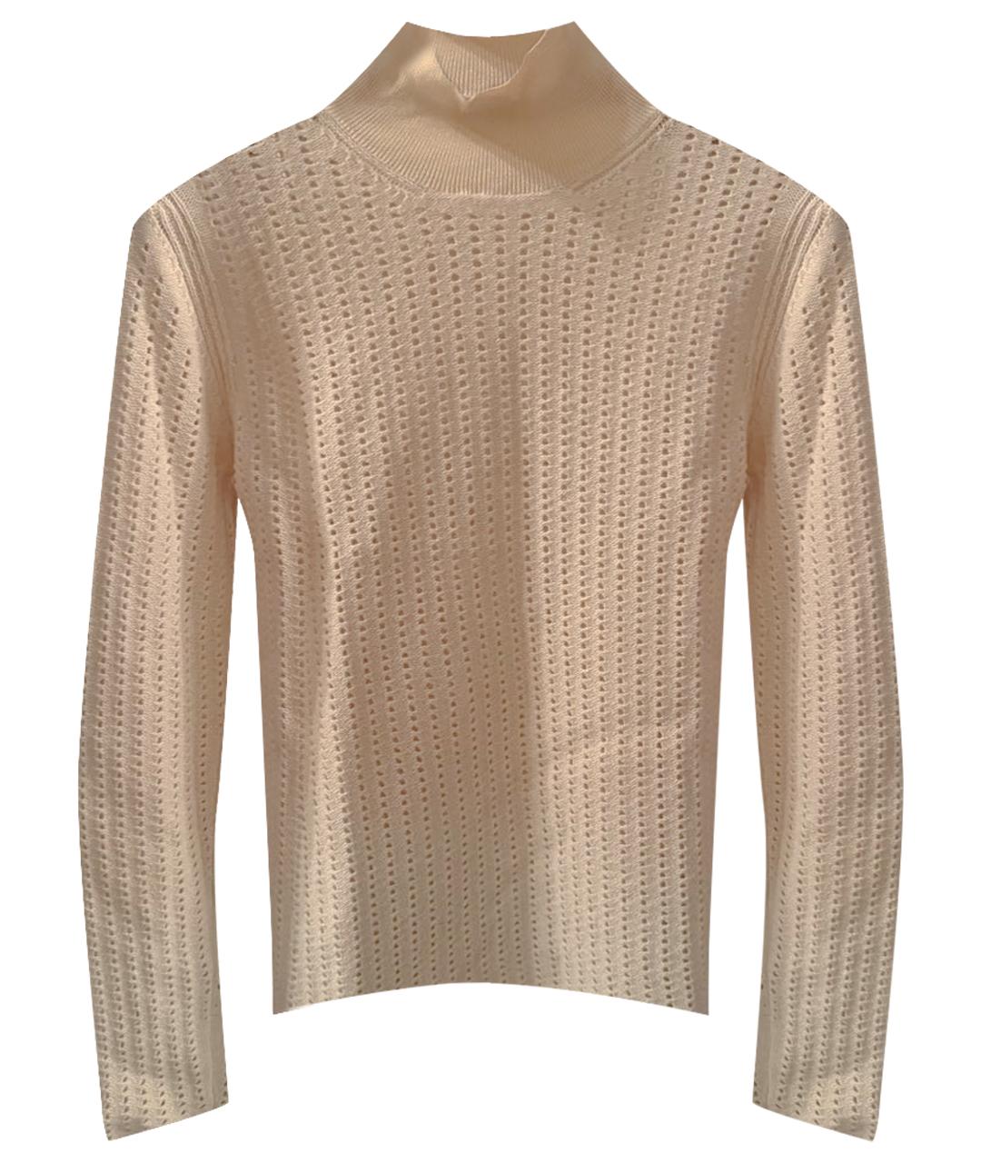 CHLOE Бежевая шерстяная водолазка, фото 1