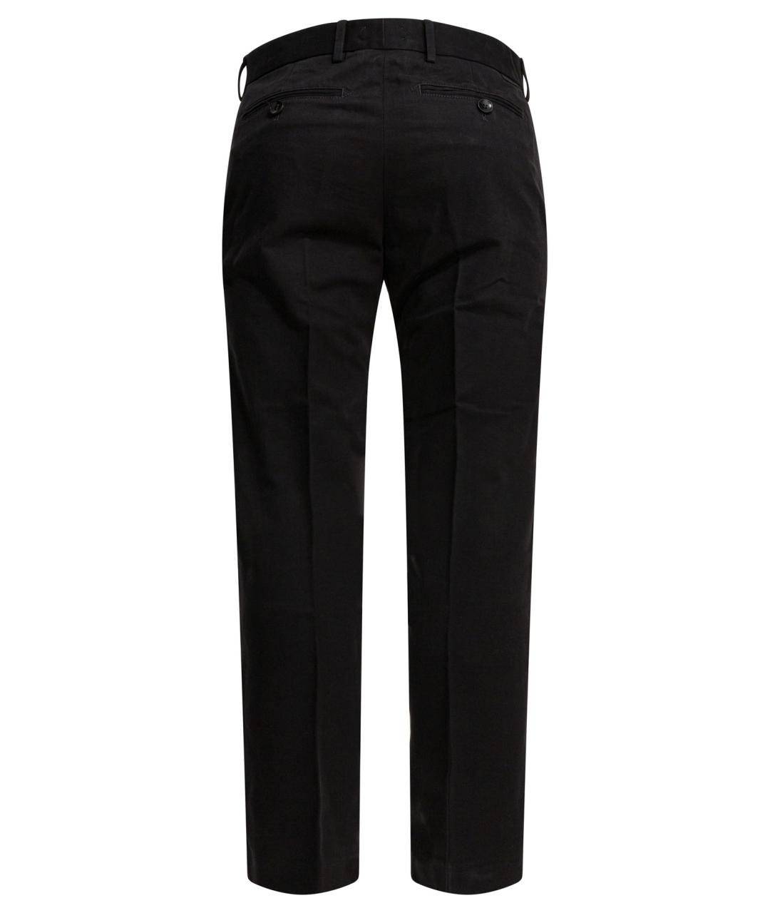 TOM FORD Черные хлопковые повседневные брюки, фото 2